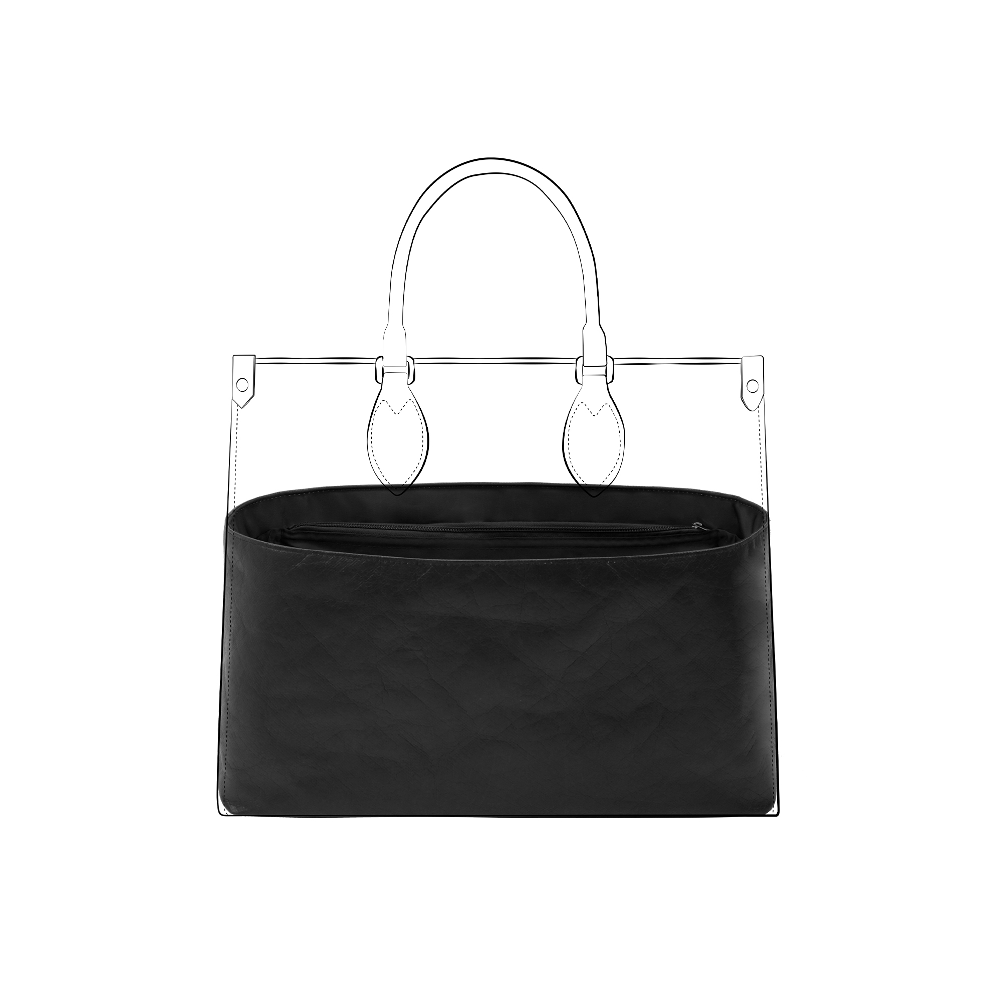 Luxury Bags Lv - Organizer do torebki DGAZ, lekki wkład