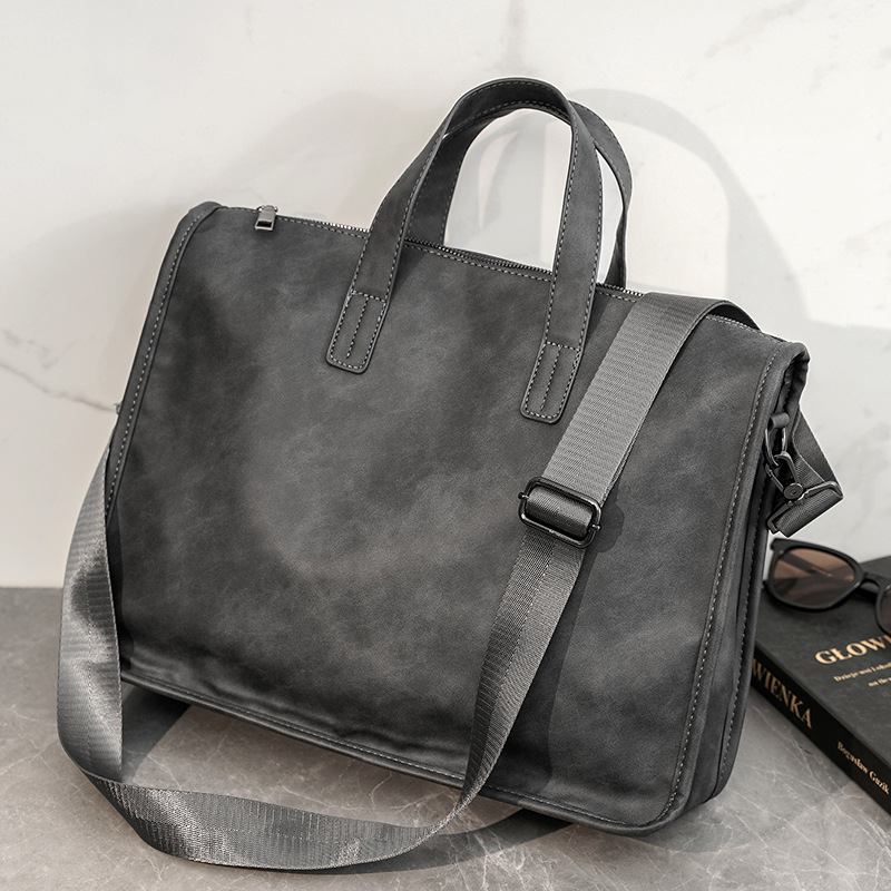 Luxury Tote Bags With Zipper - Męska torba biznesowa na co dzień,