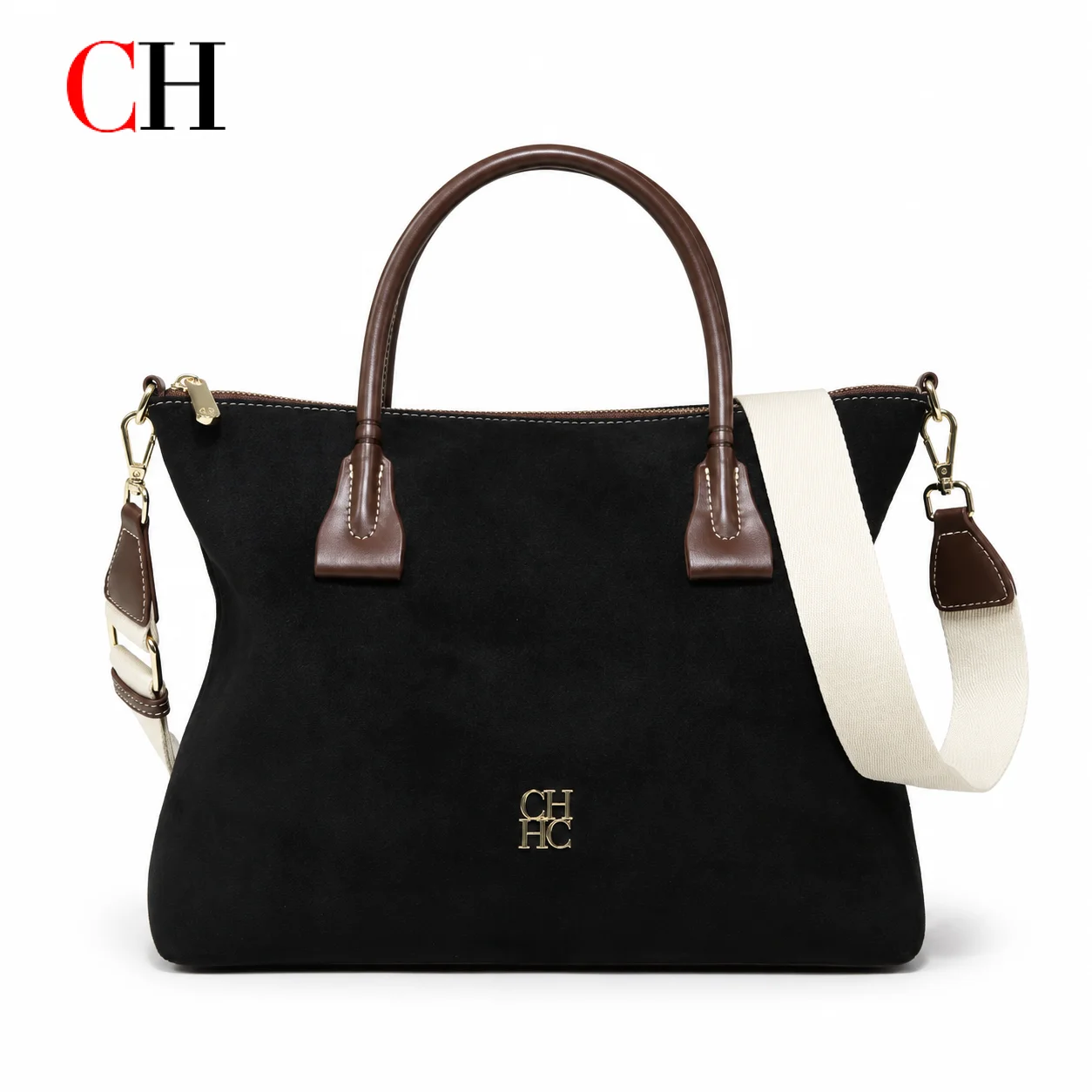 Structured Handbag Top Handle - CH Premium Damska Torba Tote z