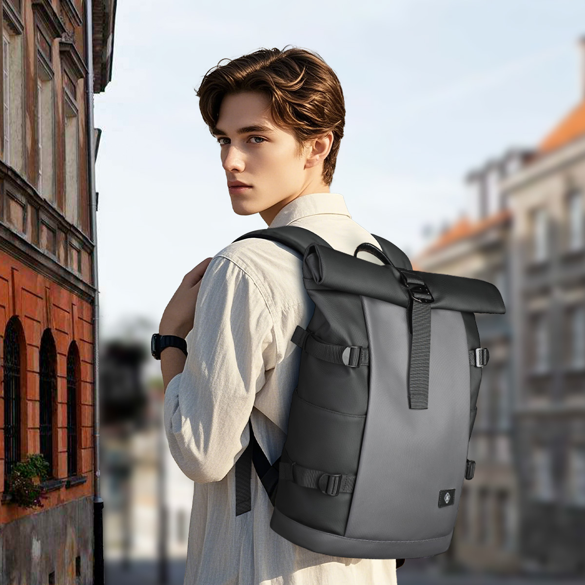 Wodoodporny plecak męski z zam – Structured Handbag Top Handle recenzja i cena