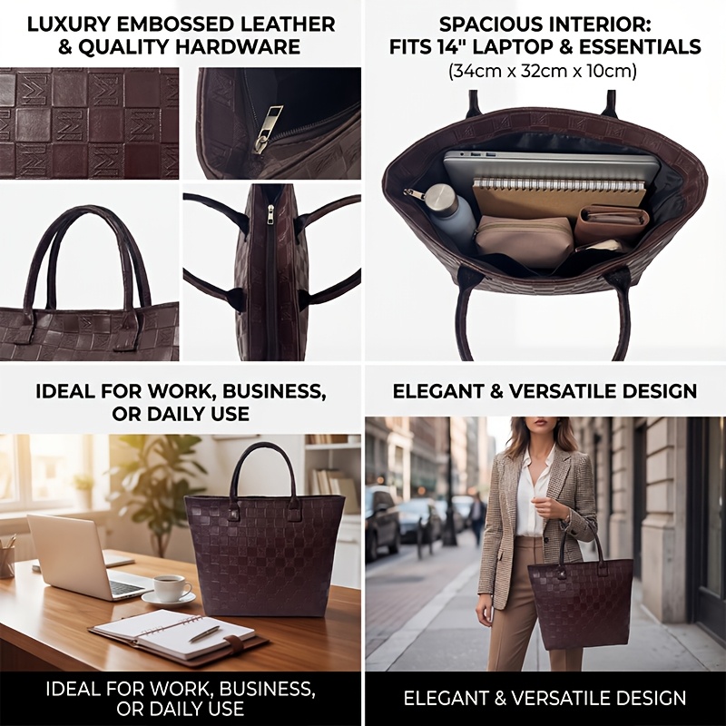 Lekka, luksusowa, ciemnobrązow – Luxury Bags Quality recenzja i cena
