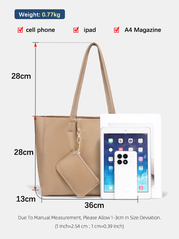 Zency Torby z prawdziwej skóry – Luxury Tote Bags With Zipper recenzja i cena