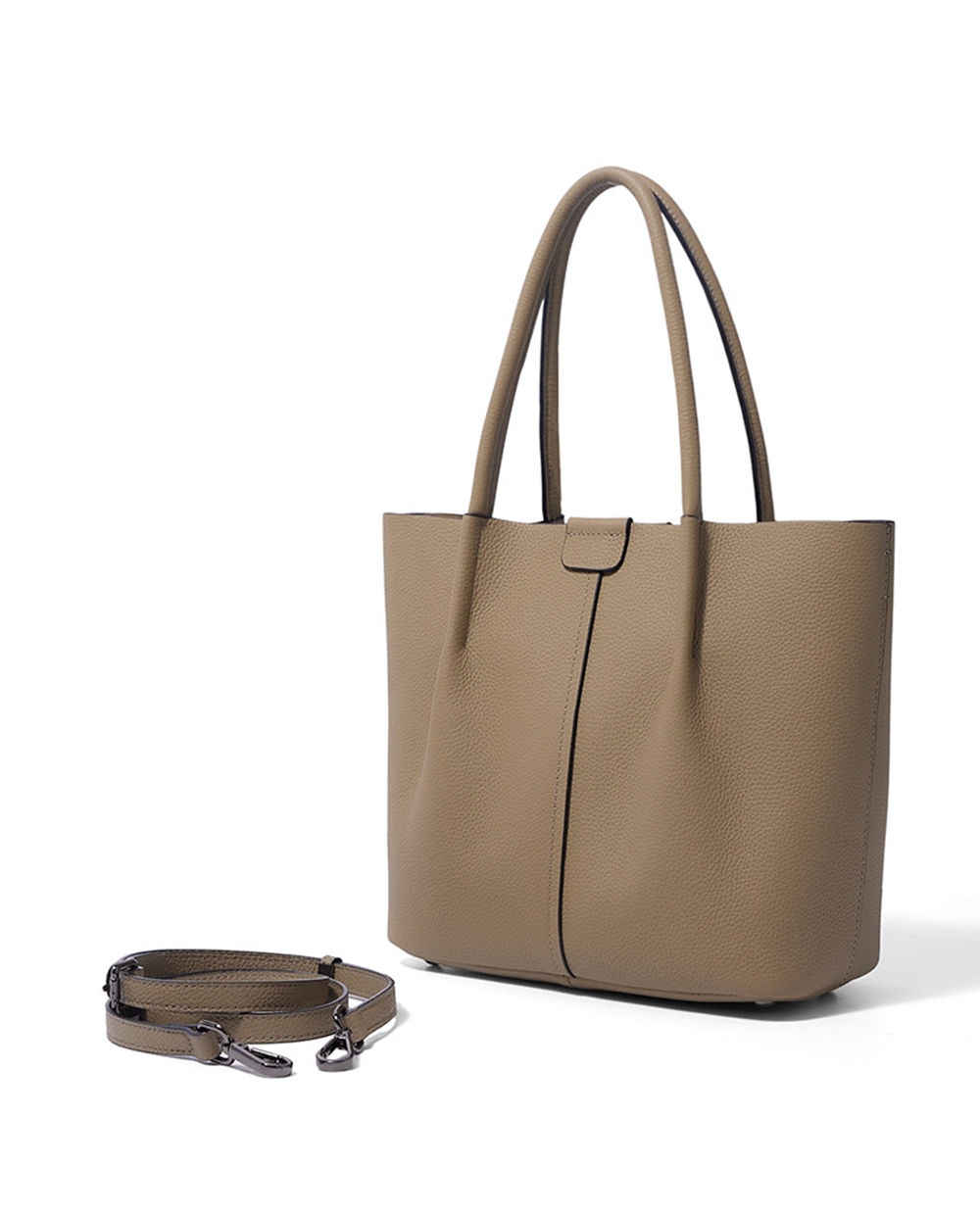 Autentyczna, wysokiej jakości  – Structured Handbag Top Handle recenzja i cena