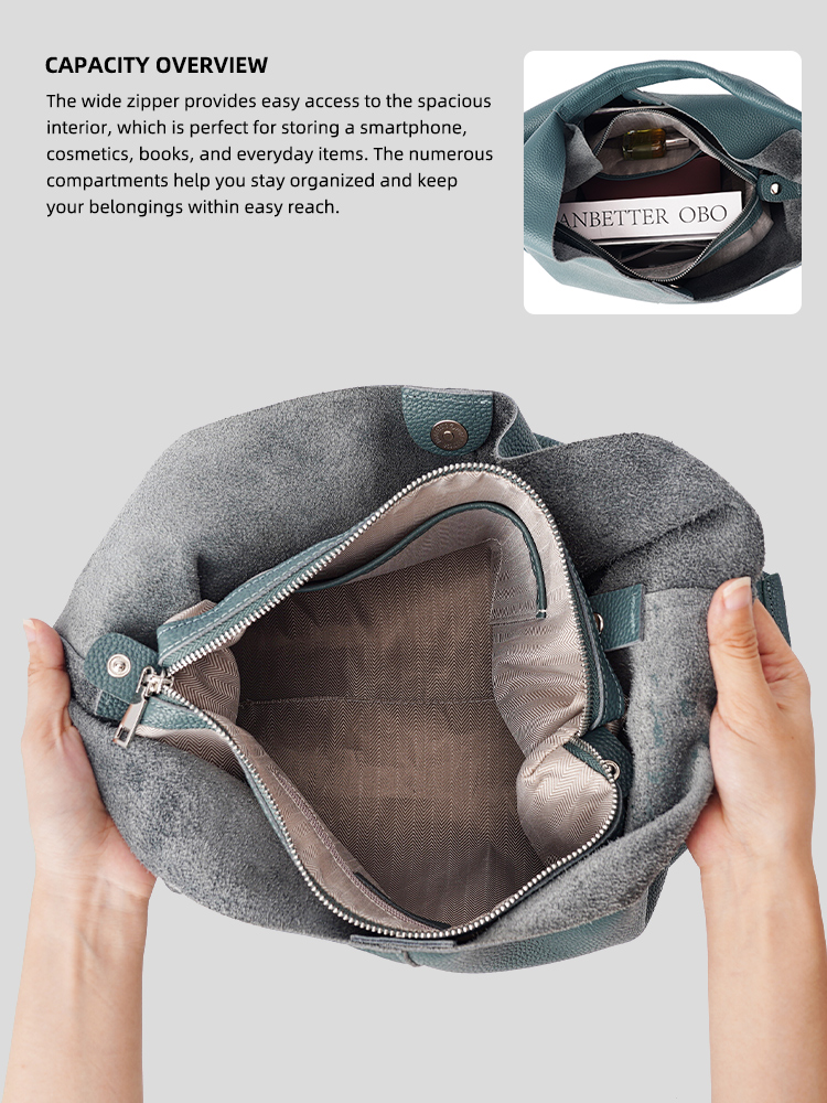 Zency Miękka Torba Damska z Na – Luxury Tote Bags With Zipper recenzja i cena