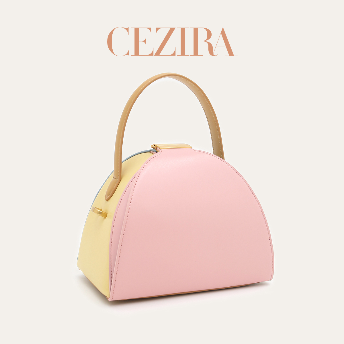 CEZIRA Nowatorskie Torebki Dam – Structured Handbag Top Handle recenzja i cena