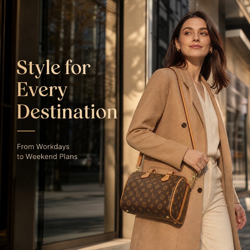 Retro torebka Boston z nadruki – Structured Handbag Top Handle recenzja i cena